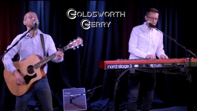 Goldsworth Gerry duo promo image for site's front page slider
