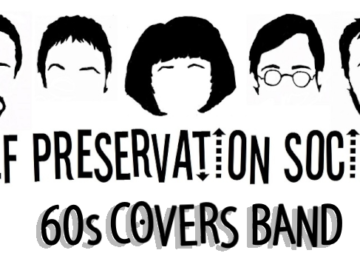 Self Preservation Society Band logo and genre slide