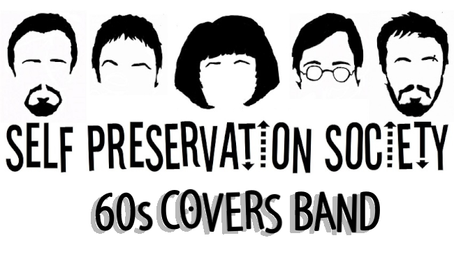 Self Preservation Society Band logo and genre slide