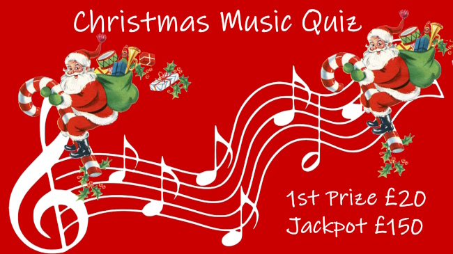 Christmas Music Quiz Promo slide