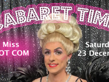 Miss DOT COM drag cabaret promo slide