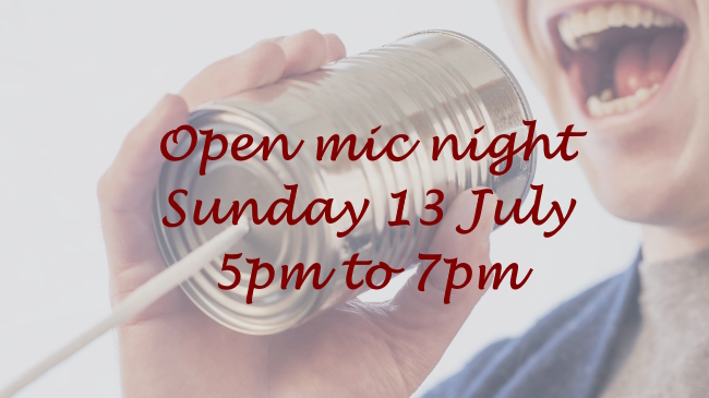 Part of the Open Day 2025 - an open mic session