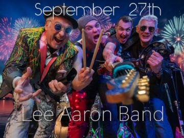 Promotion for the Lee Aaron Band event 27 September 2025