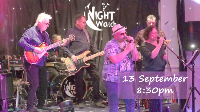 Promotion for Night Watch band on 13 September 20225