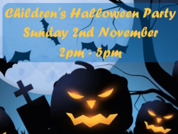 Promotion for Kids Halloween party 2nd November 2025