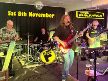 Promotion for The Funatics band 8th November 2025