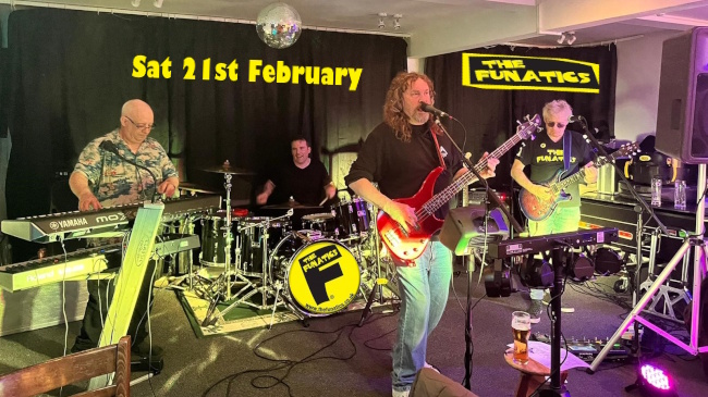 Promotion for the The Funatics band 21st February 2026