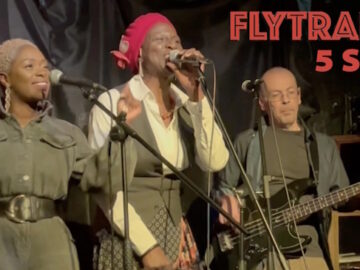 Flytrap singers and guitarist plus gig date of 5 September