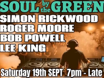 Poster for Deck 79 Soul Music disco from 7pm with DJs for the night named