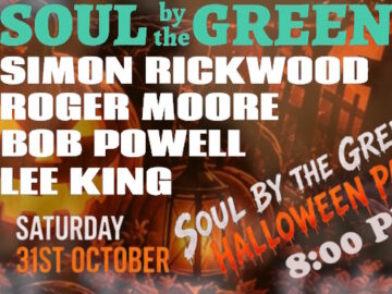 The DJs for the Soul by the Green Halloween disco Saturday 31st October 8pm